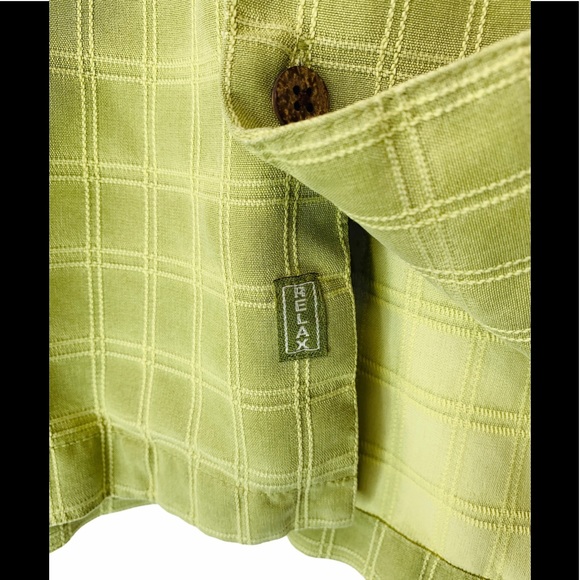 Tommy Bahama Men’s Large Hawaiian Shirt Green - Picture 5 of 12